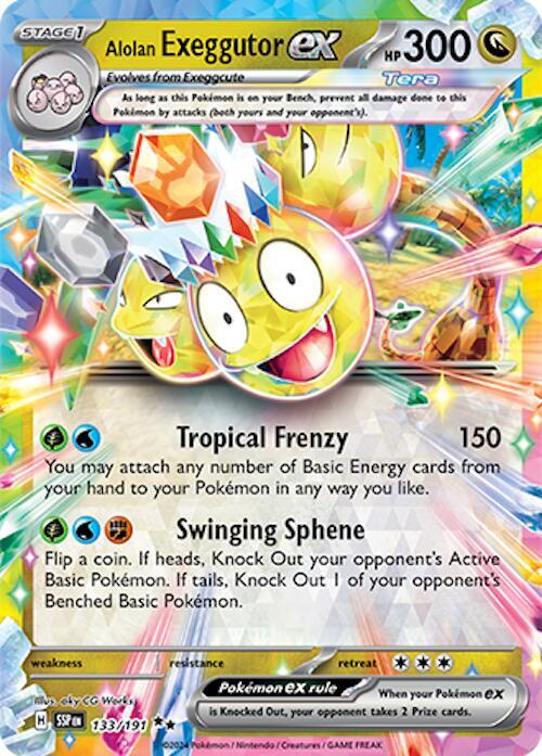 Alolan Exeggutor ex - 133/191 — SV08: Surging Sparks