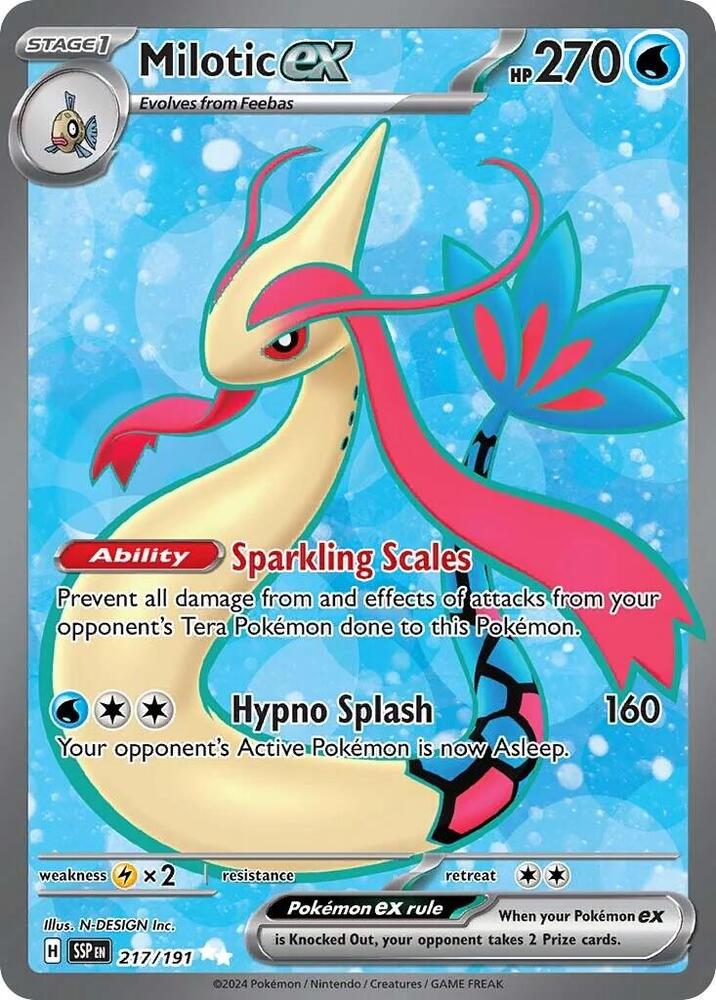 Milotic ex - 217/191 — SV08: Surging Sparks