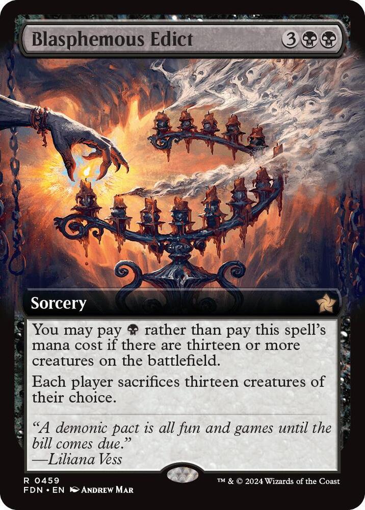 Blasphemous Edict (Extended Art) — Foundations