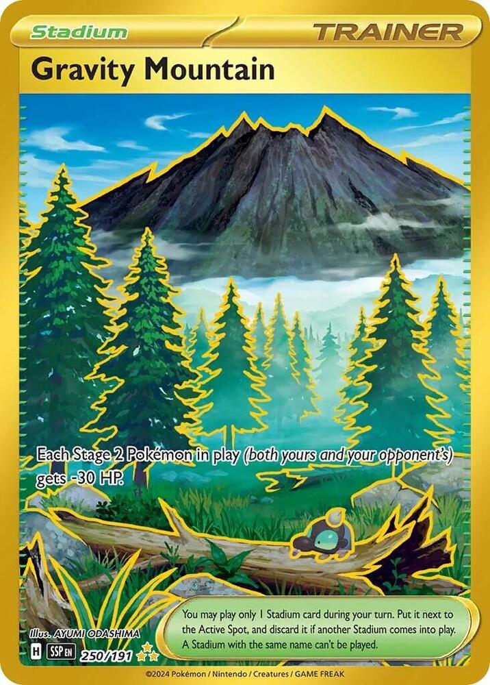 Gravity Mountain - 250/191 — SV08: Surging Sparks