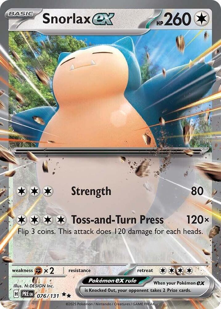Snorlax ex — SV: Prismatic Evolutions