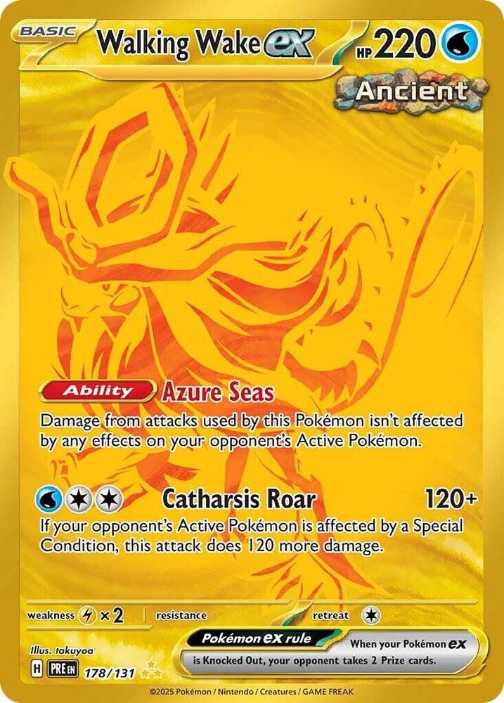 Walking Wake ex — SV: Prismatic Evolutions