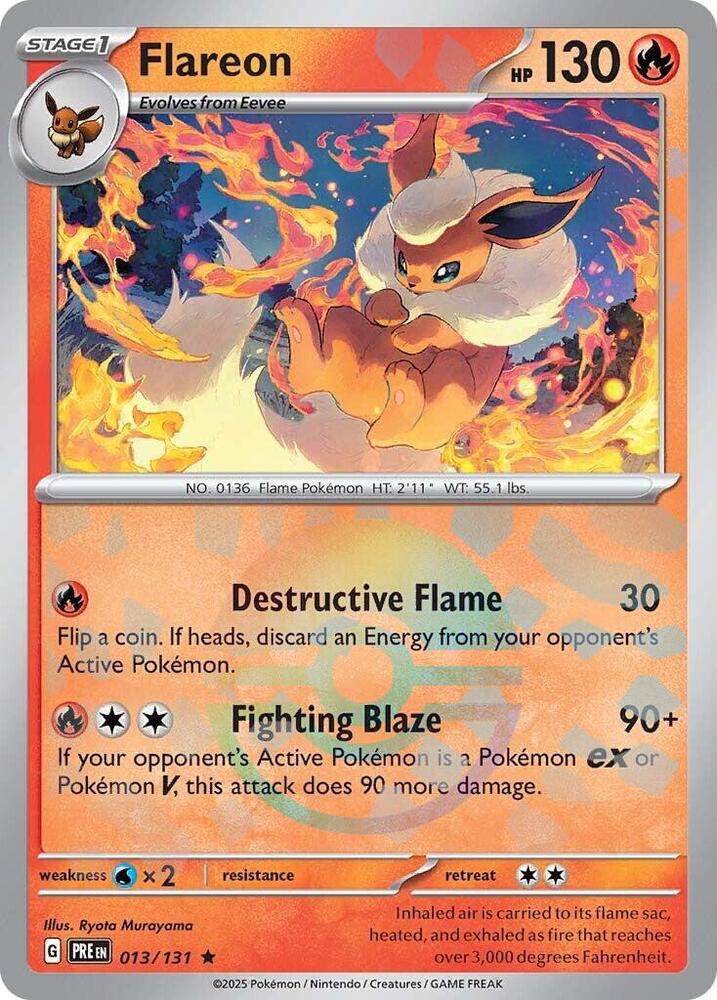 Flareon (Poke Ball Pattern) — SV: Prismatic Evolutions