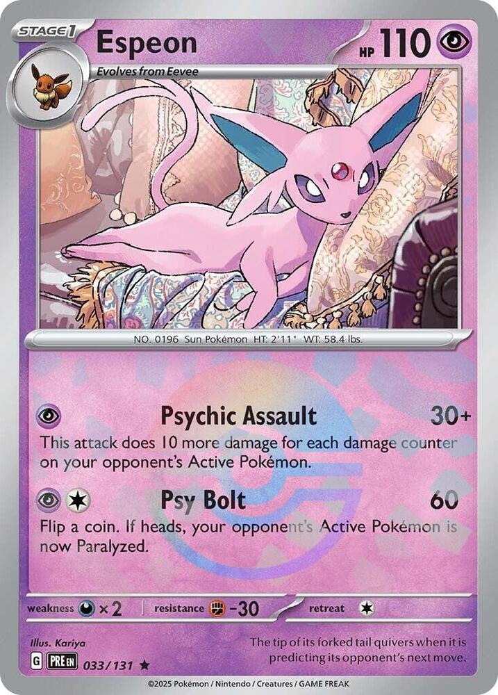 Espeon (Poke Ball Pattern) — SV: Prismatic Evolutions