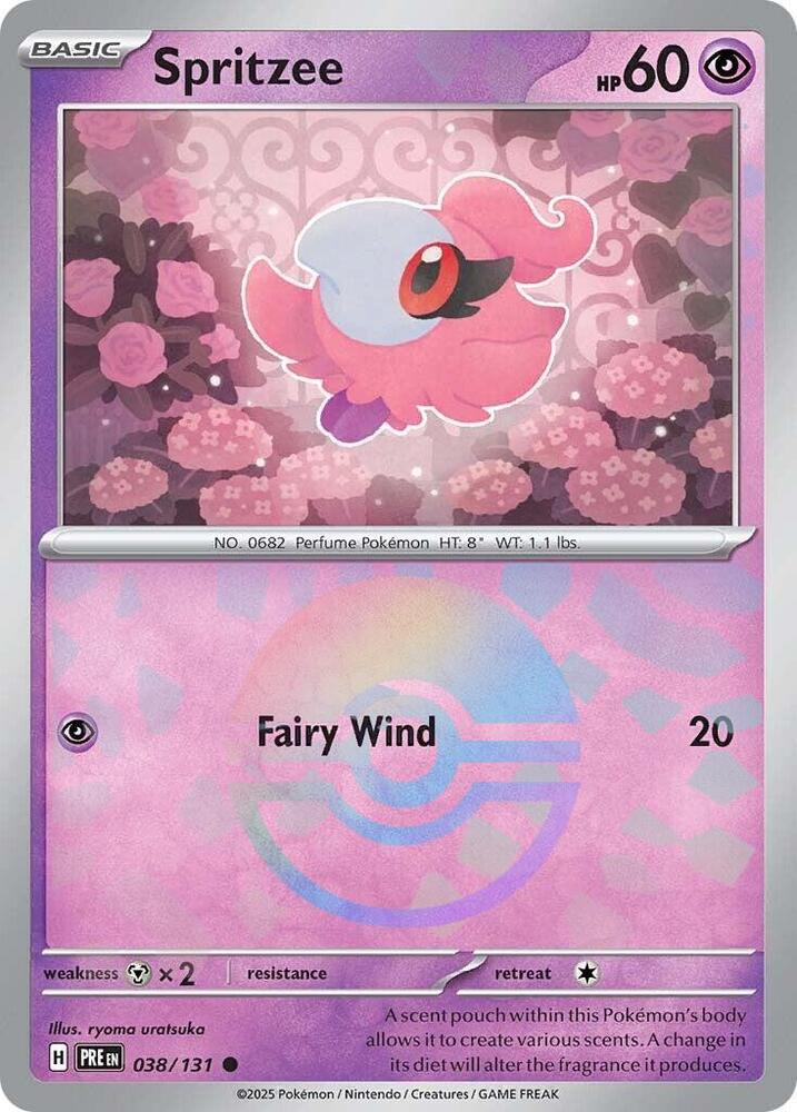 Spritzee (Poke Ball Pattern) — SV: Prismatic Evolutions