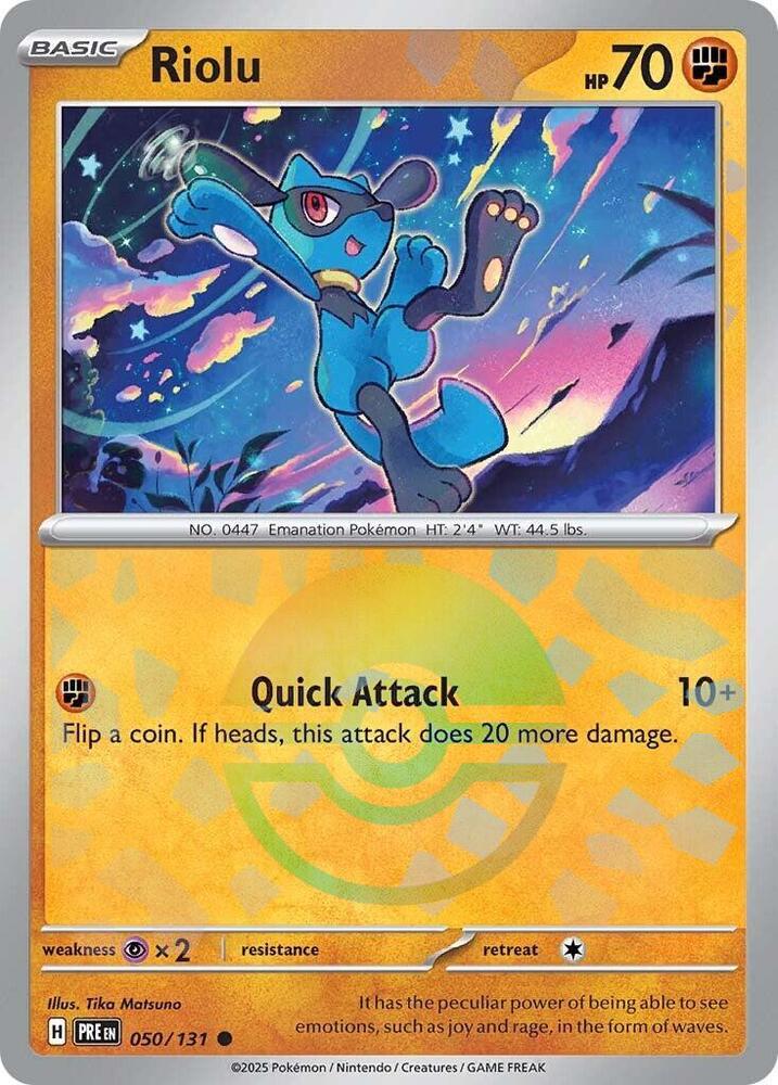 Riolu (Poke Ball Pattern) — SV: Prismatic Evolutions