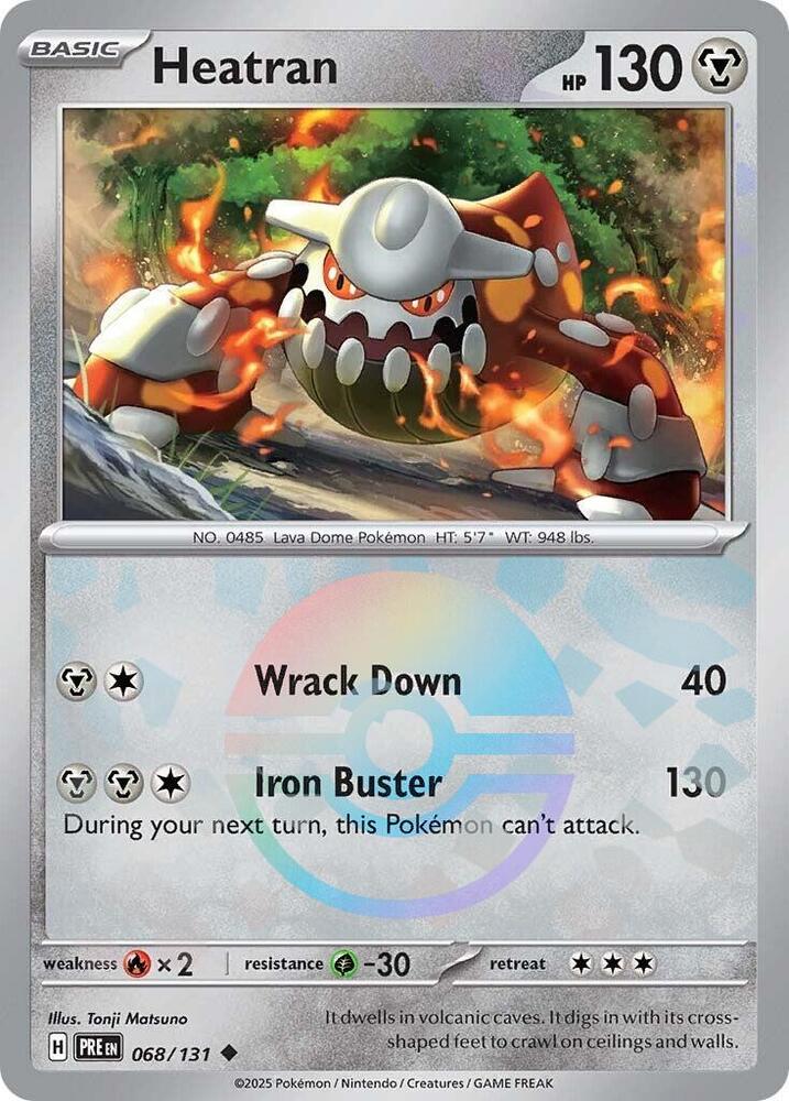 Heatran (Poke Ball Pattern) — SV: Prismatic Evolutions