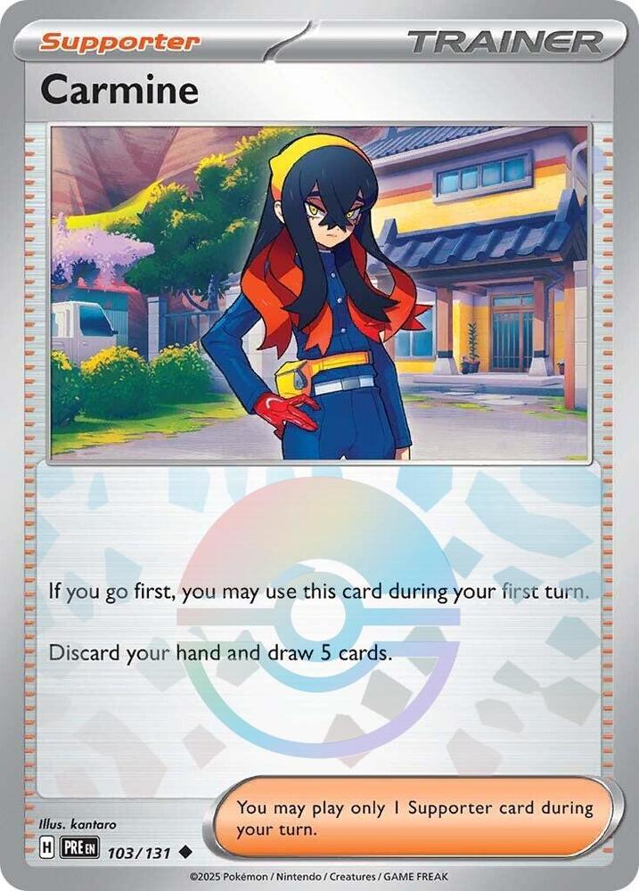Carmine (Poke Ball Pattern) — SV: Prismatic Evolutions