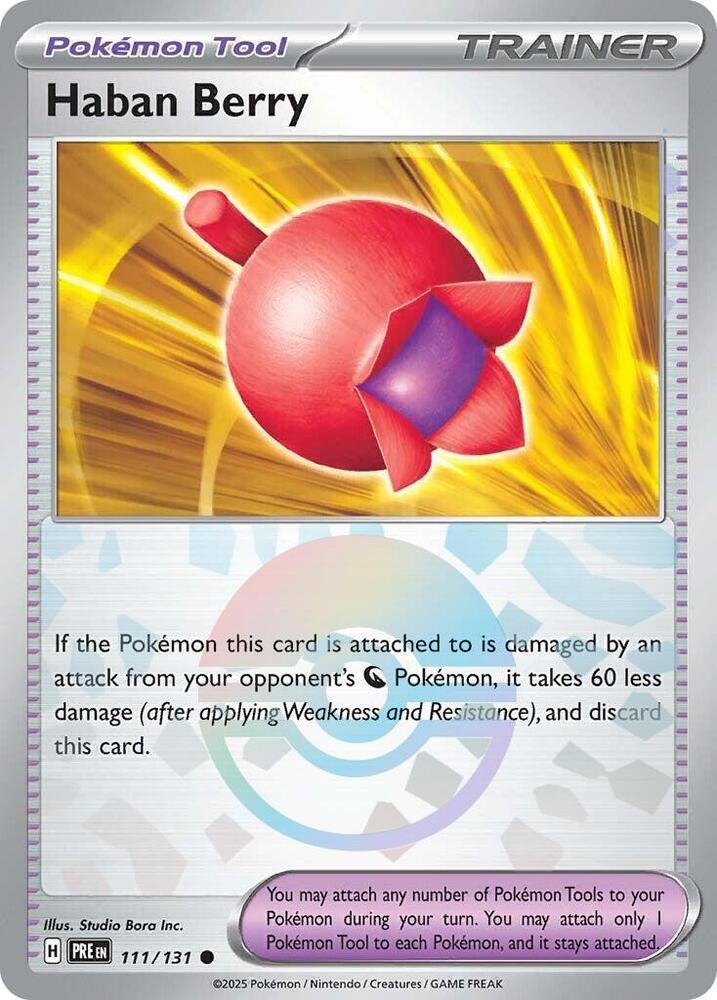 Haban Berry (Poke Ball Pattern) — SV: Prismatic Evolutions