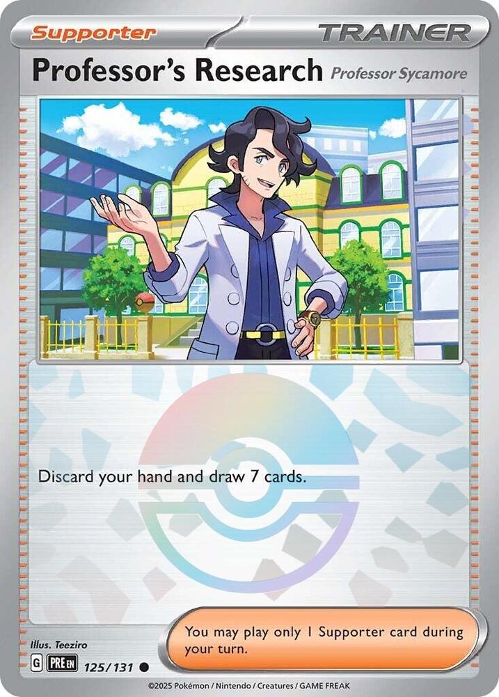 Professor's Research [Professor Sycamore] (Poke Ball Pattern) — SV: Prismatic Evolutions