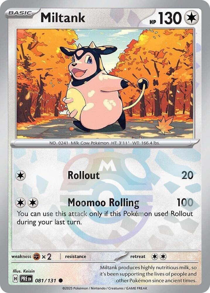 Miltank (Master Ball Pattern) — SV: Prismatic Evolutions