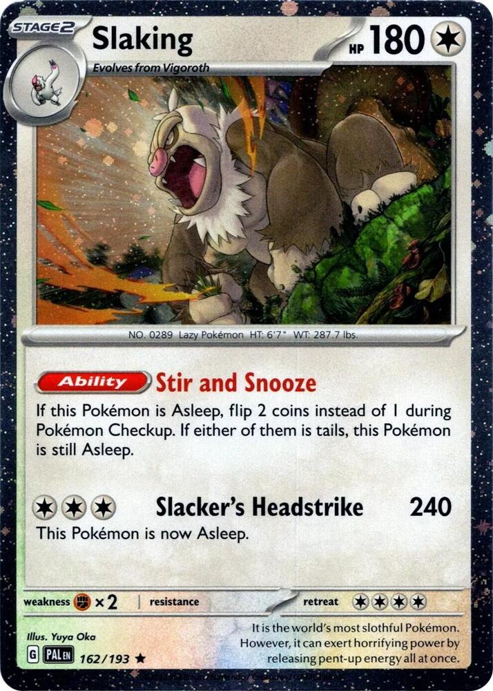 Slaking (Cosmos Holo) — Miscellaneous Cards &amp; Products