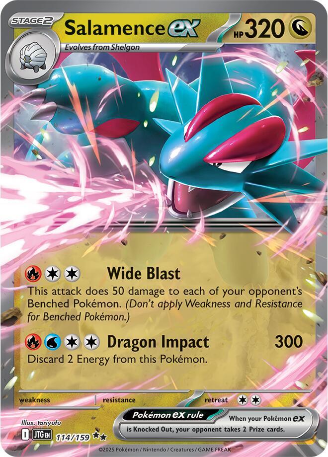 Salamence ex - 114/159 — SV09: Journey Together