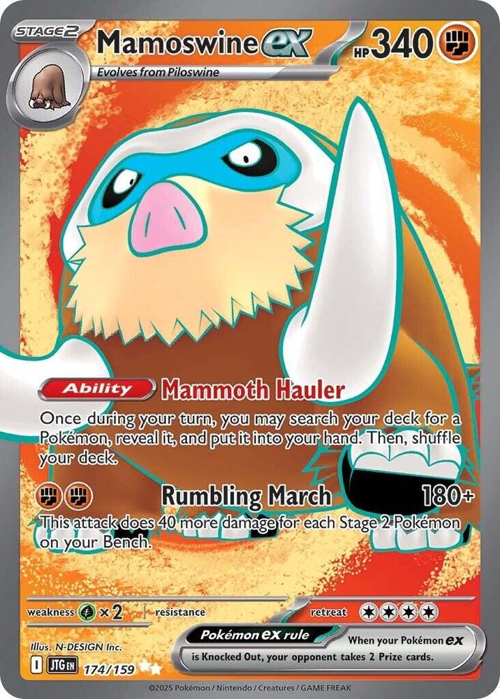 Mamoswine ex - 174/159 — SV09: Journey Together