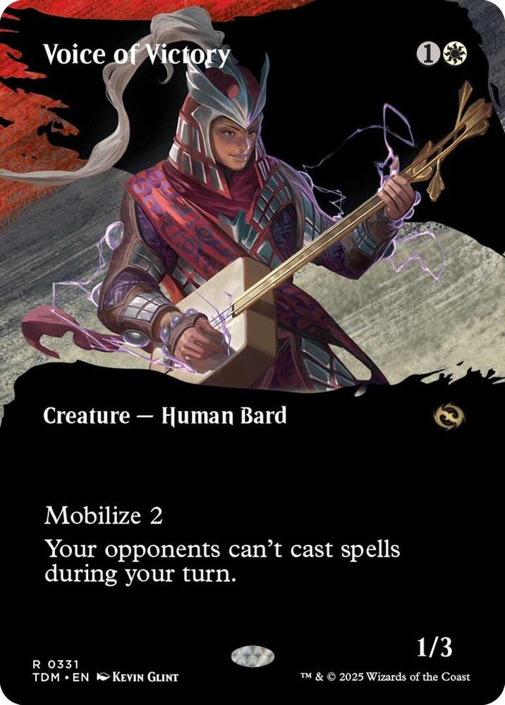 Voice of Victory (Borderless) — Tarkir: Dragonstorm
