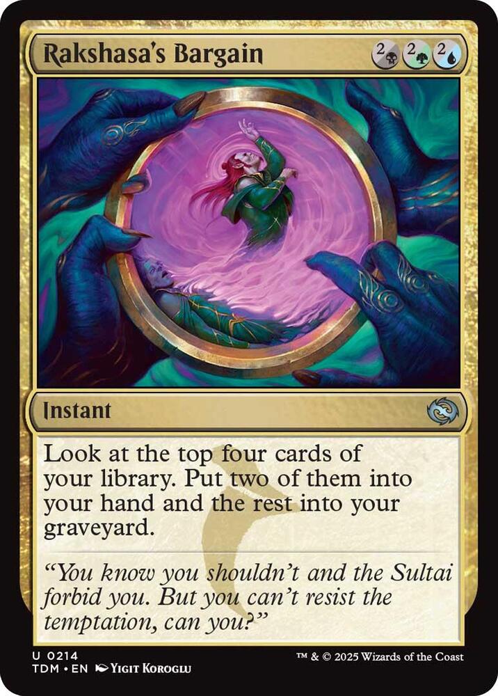 Rakshasa's Bargain — Tarkir: Dragonstorm