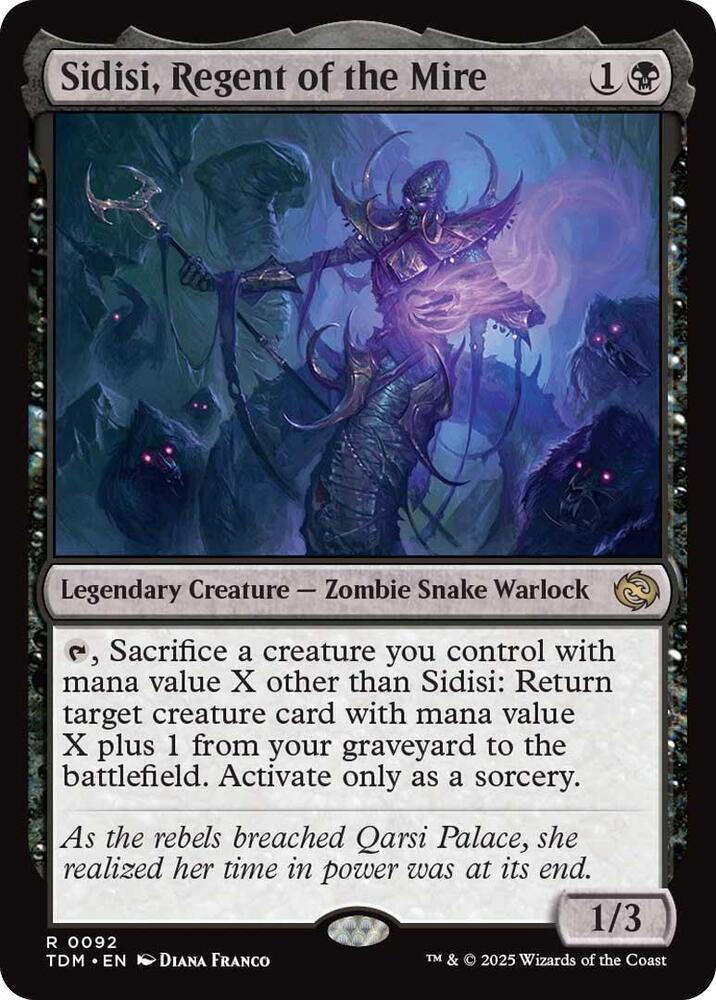 Sidisi, Regent of the Mire — Tarkir: Dragonstorm