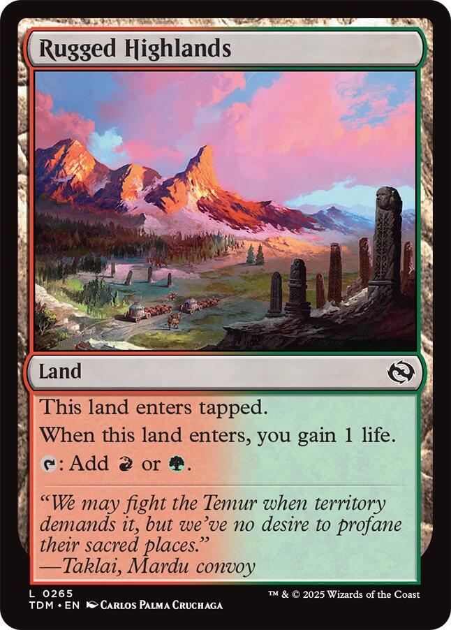 Rugged Highlands — Tarkir: Dragonstorm
