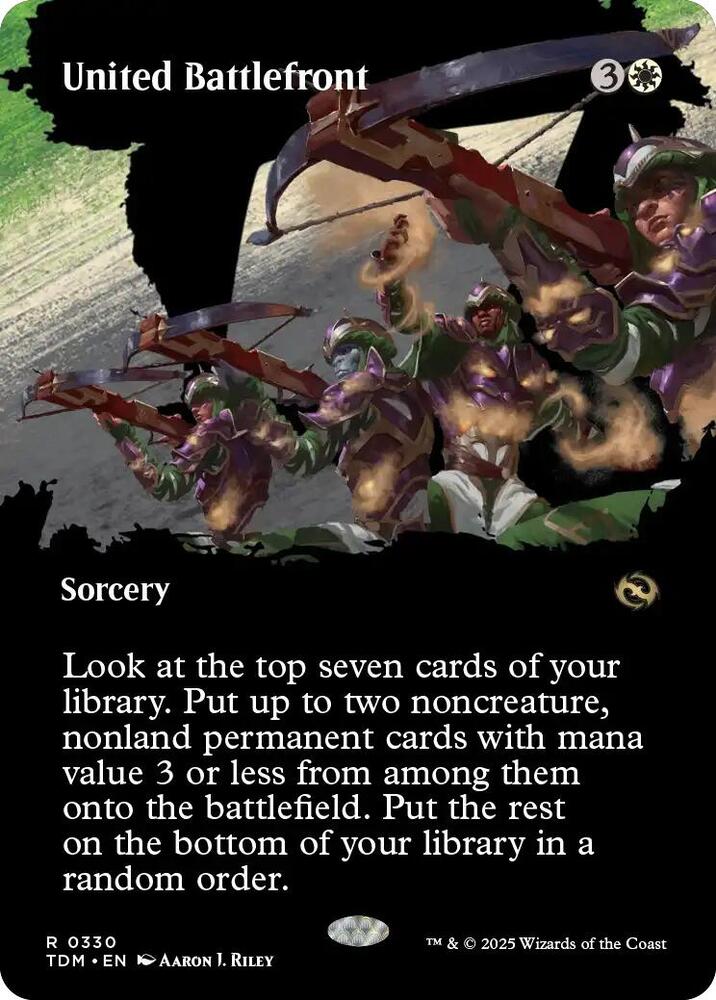 United Battlefront (Borderless) — Tarkir: Dragonstorm