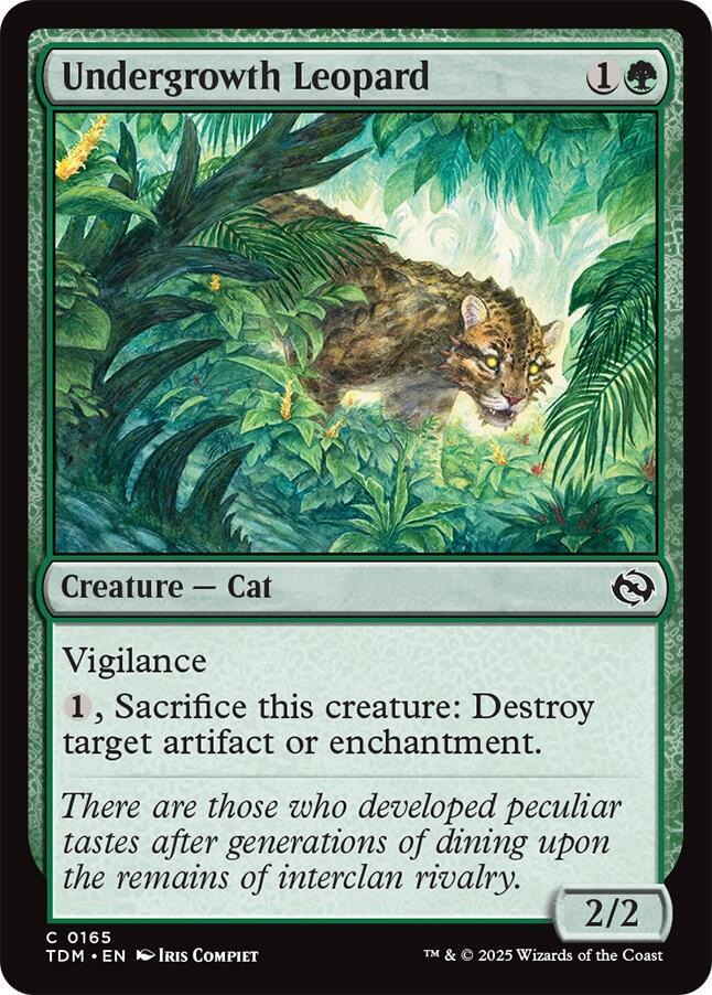 Undergrowth Leopard — Tarkir: Dragonstorm
