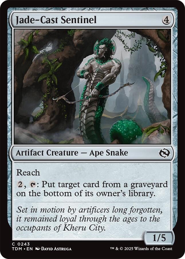 Jade-Cast Sentinel — Tarkir: Dragonstorm