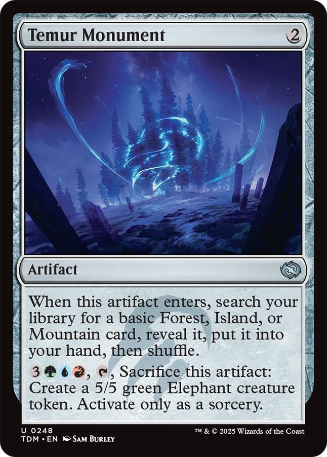 Temur Monument — Tarkir: Dragonstorm