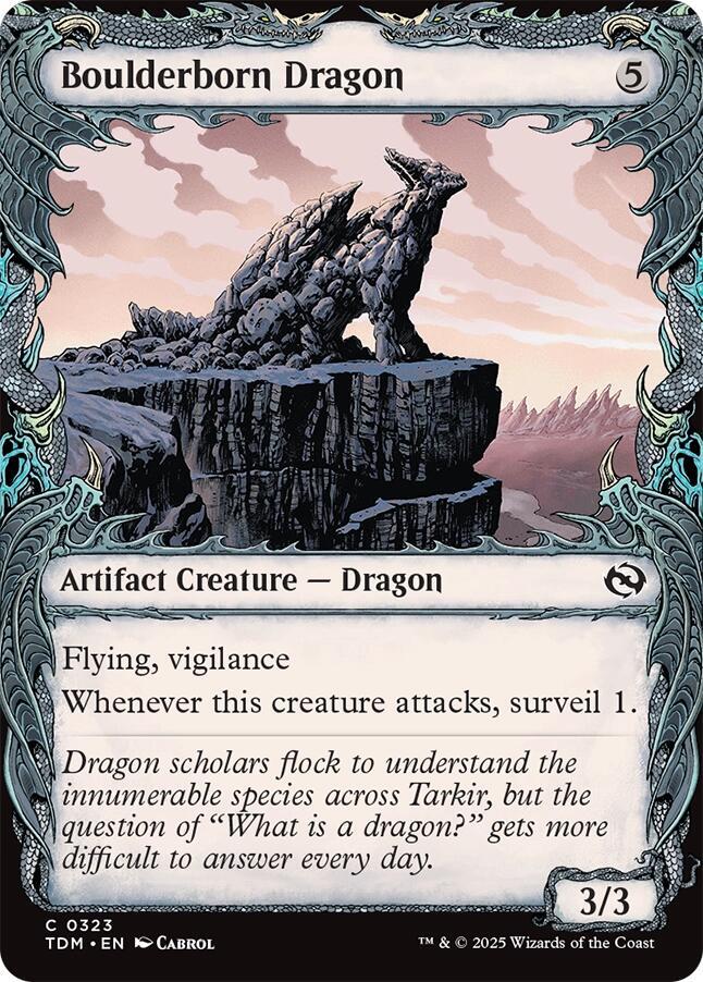 Boulderborn Dragon (Showcase) — Tarkir: Dragonstorm