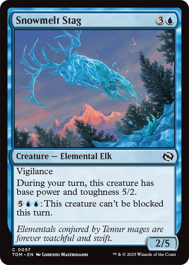 Snowmelt Stag — Tarkir: Dragonstorm