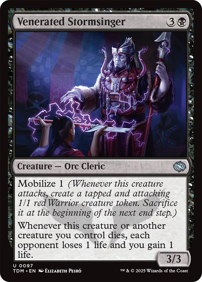 Venerated Stormsinger — Tarkir: Dragonstorm