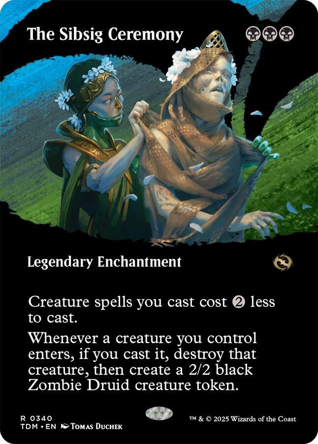 The Sibsig Ceremony (Borderless) — Tarkir: Dragonstorm