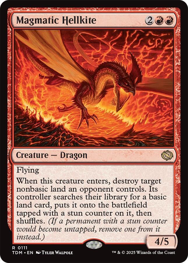 Magmatic Hellkite — Tarkir: Dragonstorm