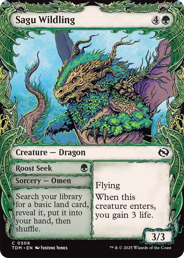 Sagu Wildling (Showcase) — Tarkir: Dragonstorm