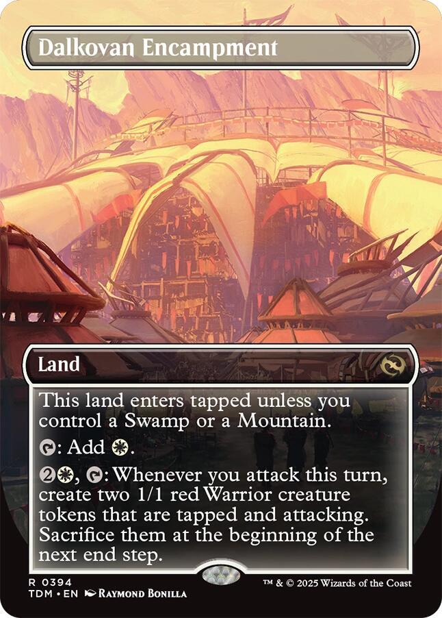 Dalkovan Encampment (Borderless) — Tarkir: Dragonstorm