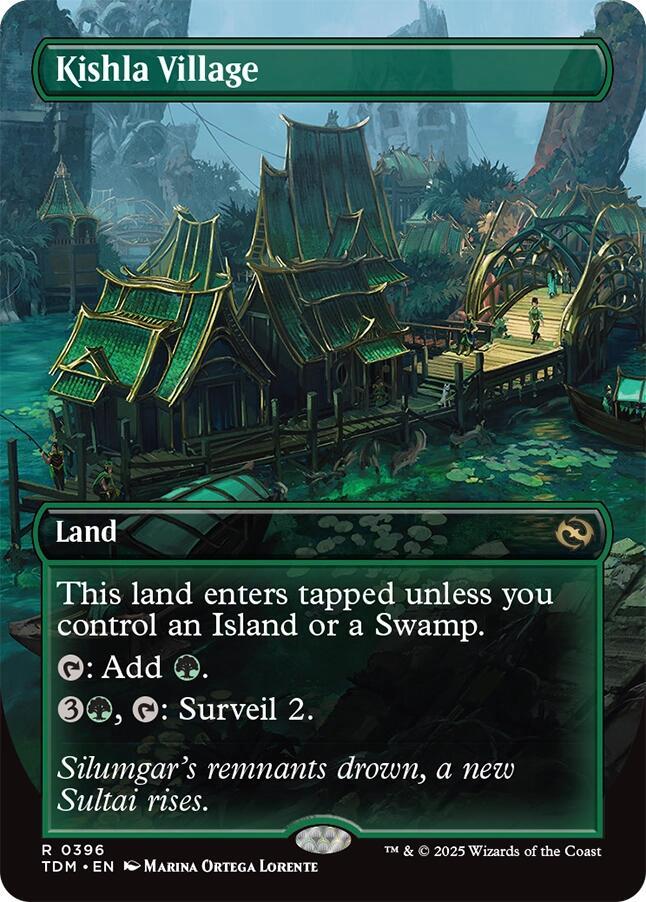 Kishla Village (Borderless) — Tarkir: Dragonstorm