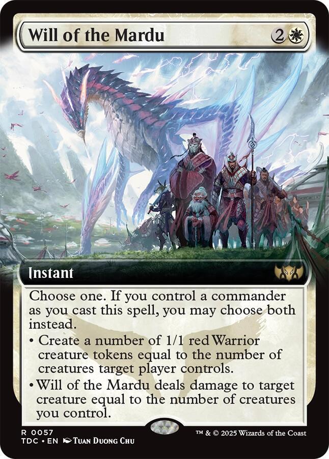 Will of the Mardu (Extended Art) — Commander: Tarkir: Dragonstorm