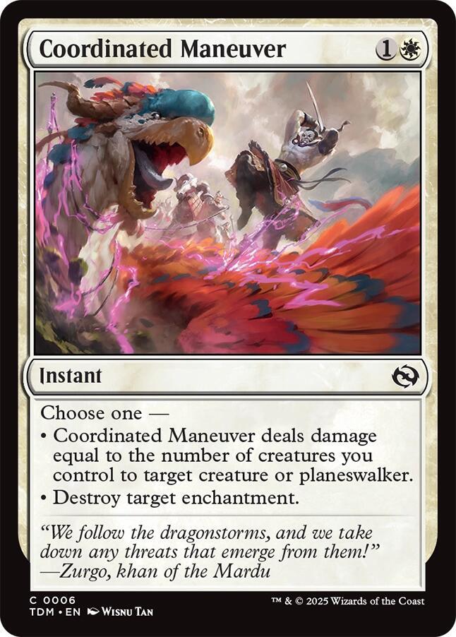 Coordinated Maneuver — Tarkir: Dragonstorm