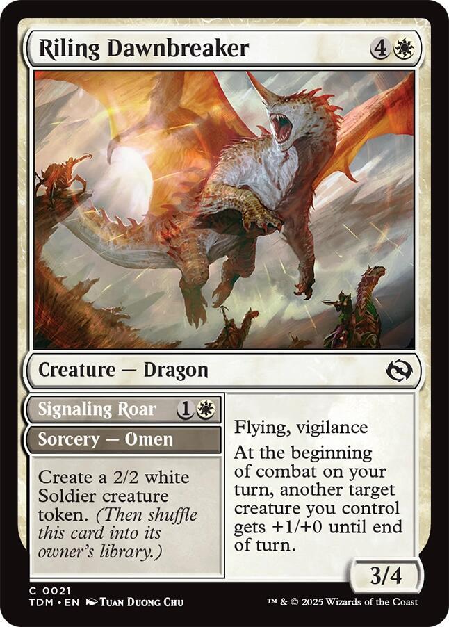 Riling Dawnbreaker — Tarkir: Dragonstorm