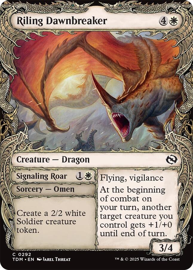 Riling Dawnbreaker (Showcase) — Tarkir: Dragonstorm