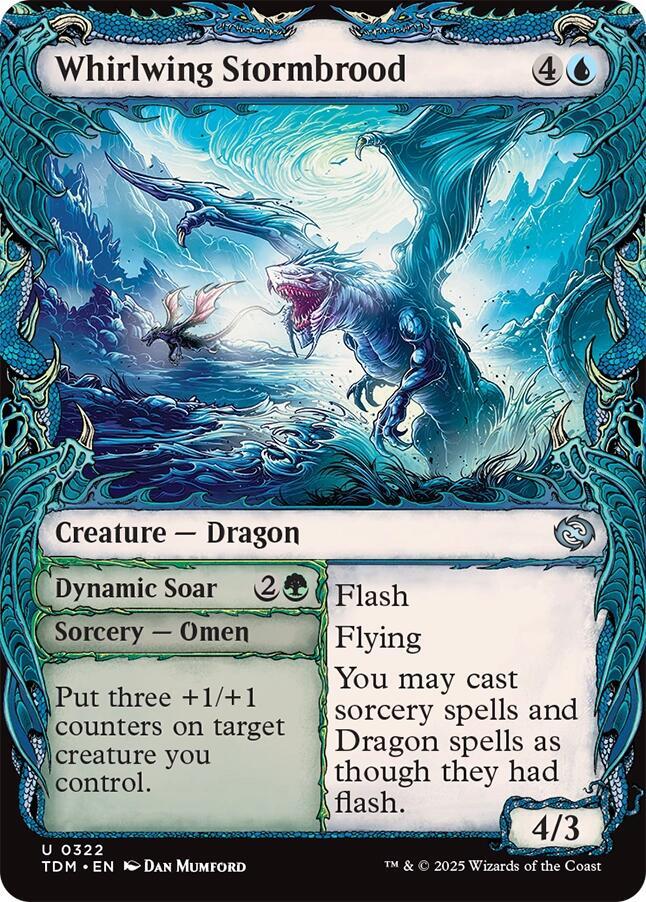 Whirlwing Stormbrood (Showcase) — Tarkir: Dragonstorm