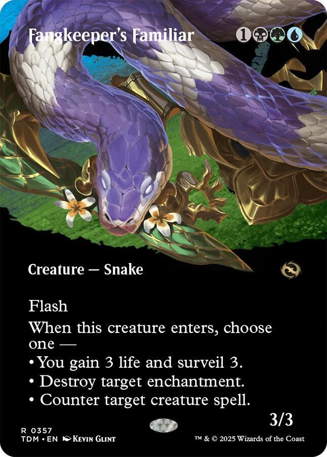 Fangkeeper's Familiar (Borderless) — Tarkir: Dragonstorm