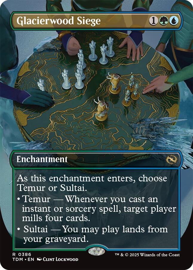 Glacierwood Siege (Borderless) — Tarkir: Dragonstorm