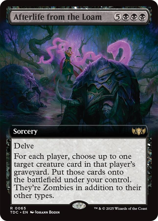 Afterlife from the Loam (Extended Art) — Commander: Tarkir: Dragonstorm