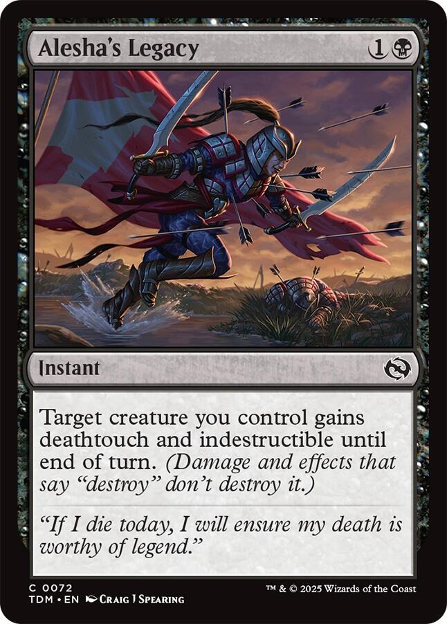 Alesha's Legacy — Tarkir: Dragonstorm