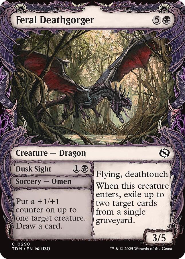 Feral Deathgorger (Showcase) — Tarkir: Dragonstorm