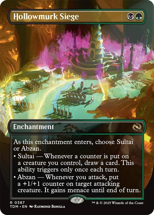 Hollowmurk Siege (Borderless) — Tarkir: Dragonstorm