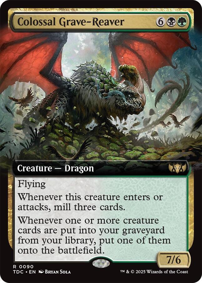 Colossal Grave-Reaver (Extended Art) — Commander: Tarkir: Dragonstorm
