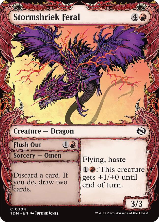 Stormshriek Feral (Showcase) — Tarkir: Dragonstorm