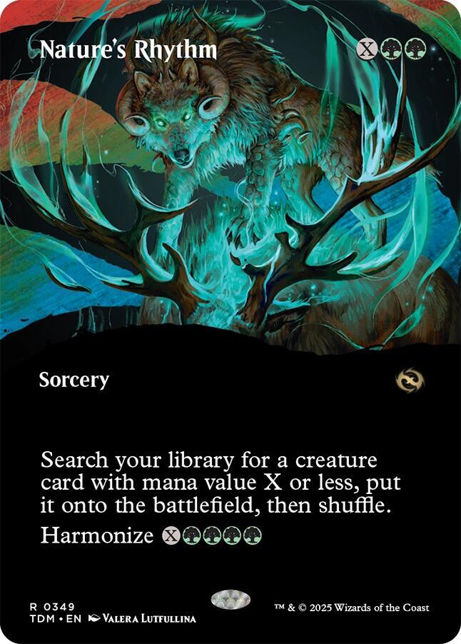 Nature's Rhythm (Borderless) — Tarkir: Dragonstorm