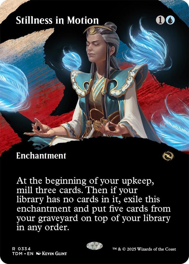 Stillness in Motion (Borderless) — Tarkir: Dragonstorm