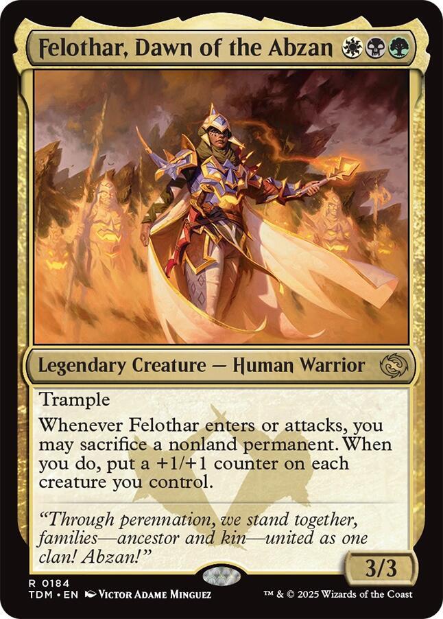 Felothar, Dawn of the Abzan — Tarkir: Dragonstorm
